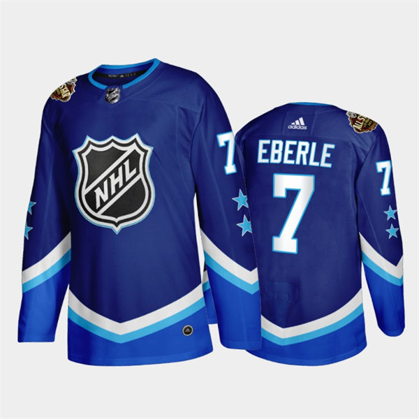 Men's Seattle Kraken #7 Jordan Eberle Blue Western 2022 NHL All-Star Jersey Stitched