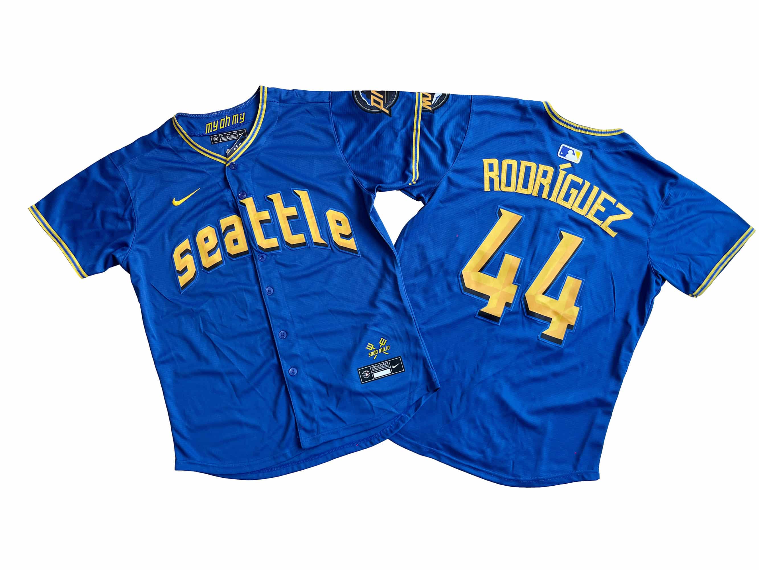 Men's Seattle Mariners Julio Rodríguez Nike Royal City Connect Limited Player Jersey