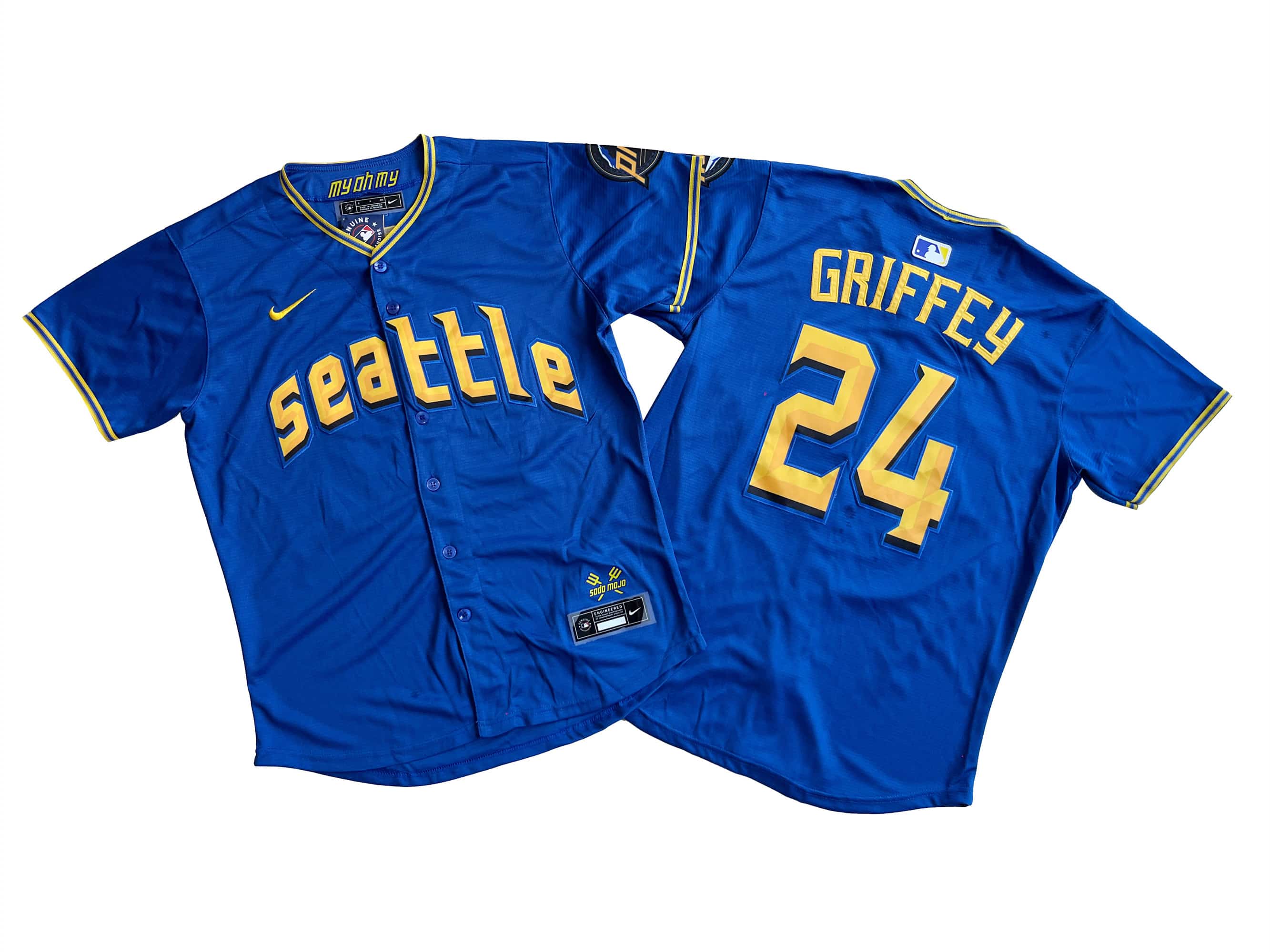 Men's Seattle Mariners Ken Griffey Jr. Nike Royal City Connect Retired Player Jersey