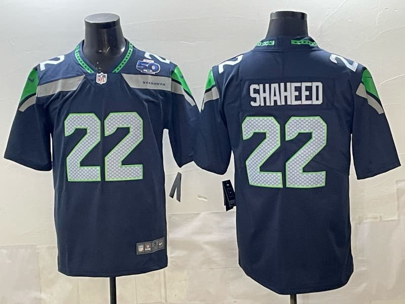 Men's Seattle Seahawks   Vapor    Limited Jersey  All Stitched     SHAHEED  22