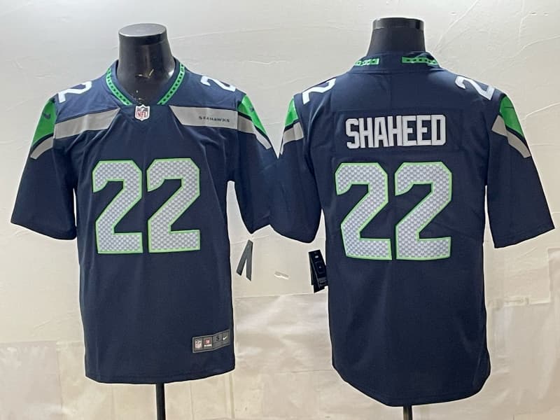 Men's Seattle Seahawks   Vapor    Limited Jersey  All Stitched    SHAHEED 22