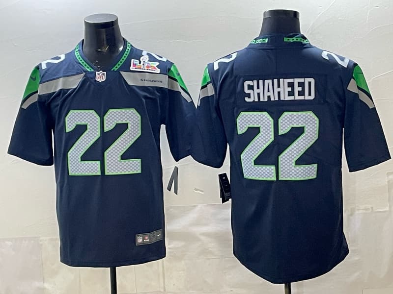 Men's Seattle Seahawks   Vapor    Limited Jersey  All Stitched   SHAHEED 22