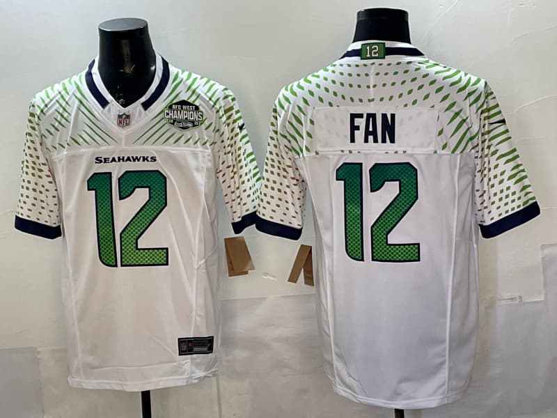 Men's Seattle Seahawks   Vapor Limited Jersey - All Stitched 12 Fan