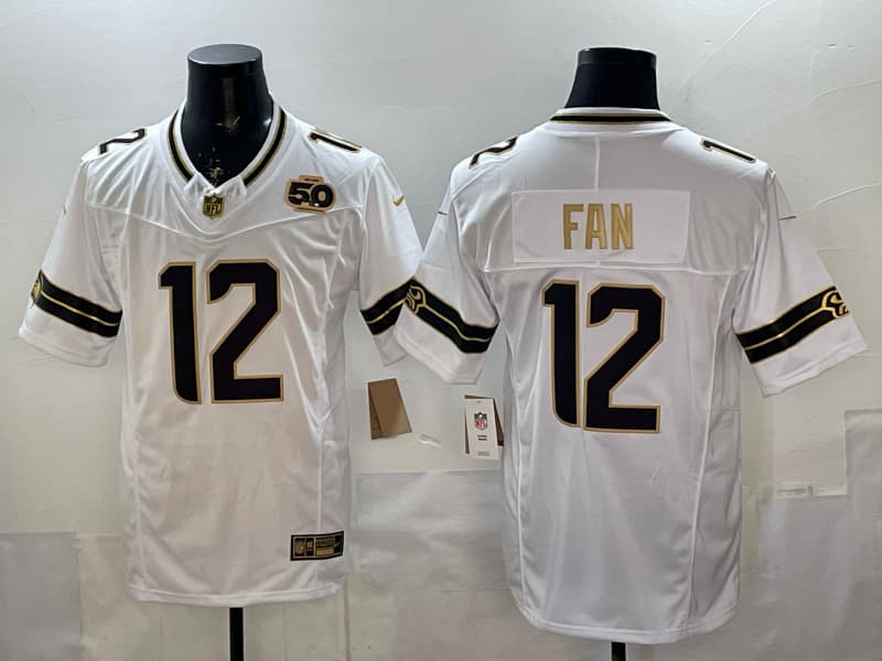 Men's Seattle Seahawks   Vapor Limited Jersey  All Stitched  12th Fan