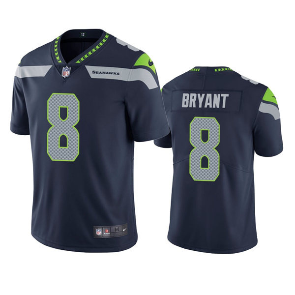 Men's Seattle Seahawks #8 Coby Bryant Nike Navy Team Color Vapor Limited Jersey1