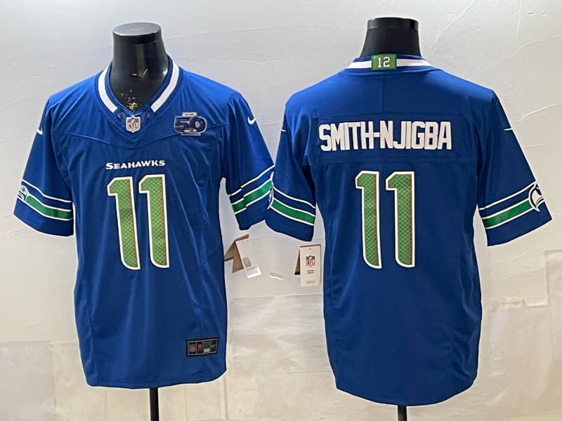 Men's Seattle Seahawks  Vapor Limited Jersey - All Stitched  Smith-Njigba     11