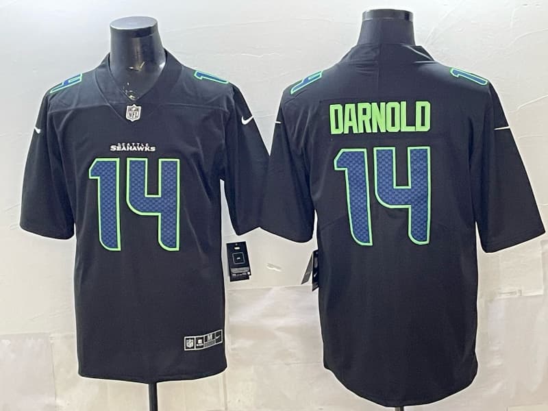 Men's Seattle Seahawks  Vapor Limited Jersey - All Stitched Sam Darnold #14