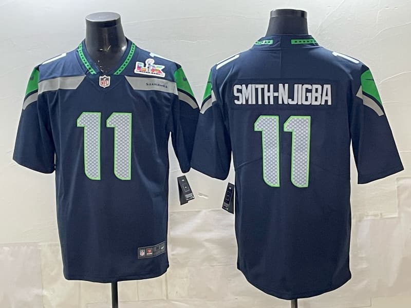 Men's Seattle Seahawks  Vapor Limited Jersey - All Stitched Smith- Njigba  11