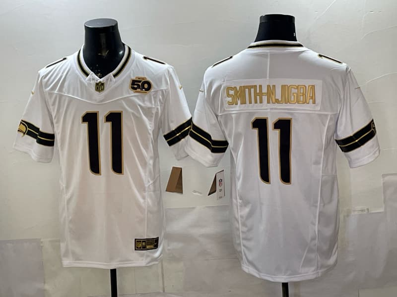 Men's Seattle Seahawks  Vapor Limited Jersey - All Stitched Smith-Njigba    11