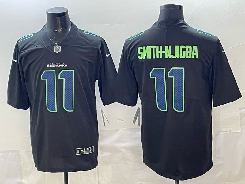 Men's Seattle Seahawks  Vapor Limited Jersey - All Stitched Smith-Njigba   11