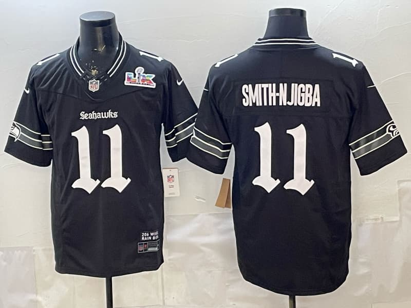 Men's Seattle Seahawks Super Bowl LX & United States Vapor Limited Jersey - All Stitched Smith-Njigba 11