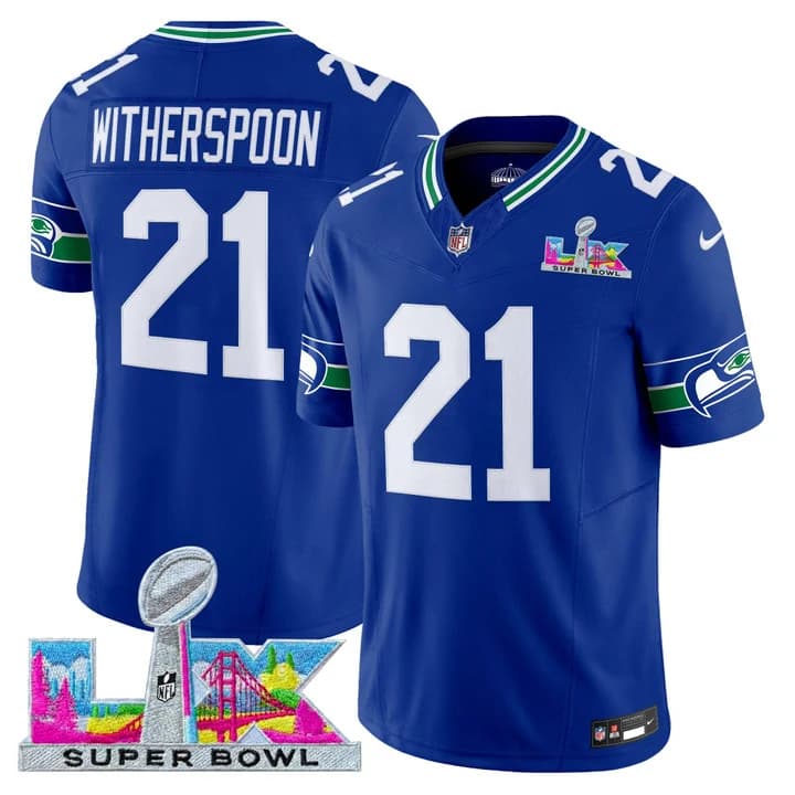 Men's Seattle Seahawks Super Bowl LX Vapor Limited Jersey - All Stitched Devon Witherspoon  21