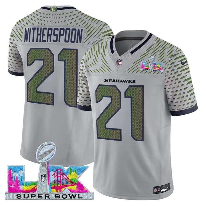 Men's Seattle Seahawks Super Bowl LX Vapor Limited Jersey - All Stitched Devon Witherspoon