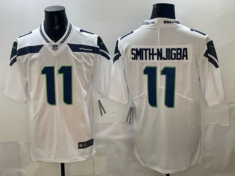 Men's Seattle Seahawks Vapor Limited Jersey - All Stitched    Smith-Njigba 11