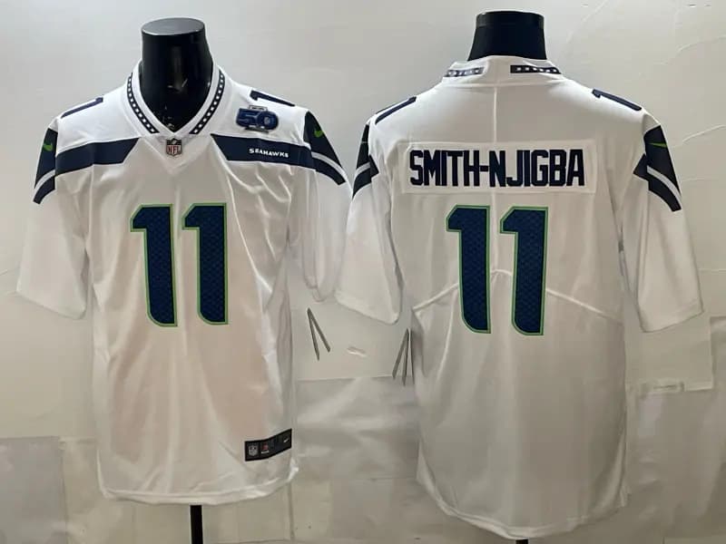 Men's Seattle Seahawks Vapor Limited Jersey - All Stitched  Smith-Njigba 11