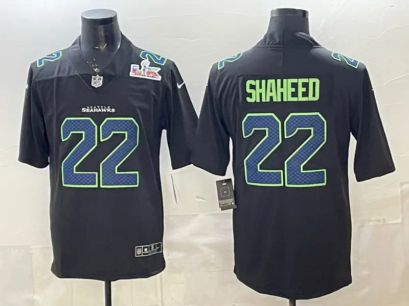 Men's Seattle Seahawks Vapor Limited Jersey All Stitched  SHAHEED 22