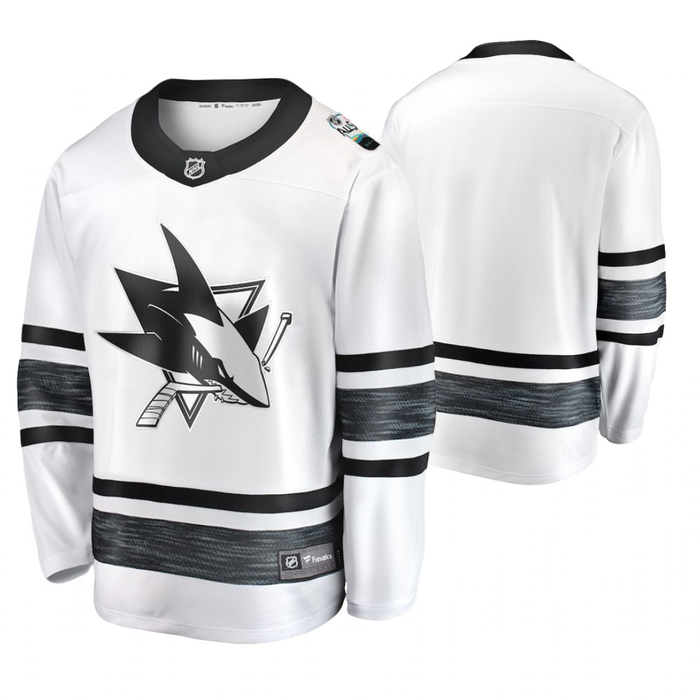 Men's Sharks White 2019 NHL All-Star Jersey