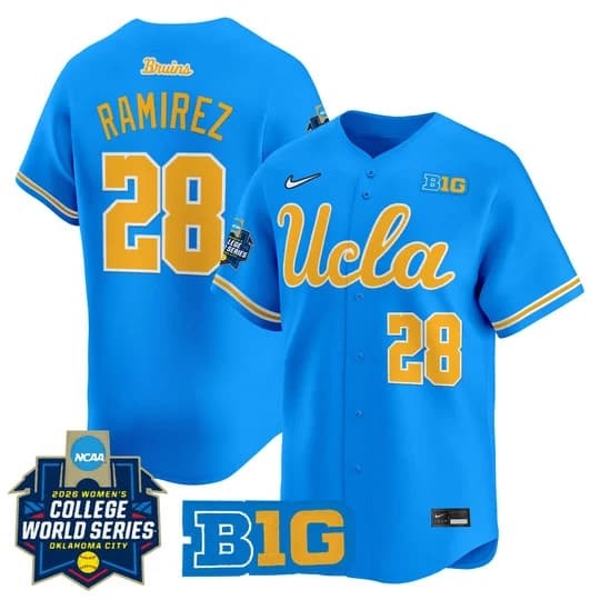 Men's Size - UCLA Bruins Softball 2026 World Series (WCWS) Vapor Premier Limited Jersey - A  Alexis Ramirez