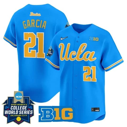 Men's Size - UCLA Bruins Softball 2026 World Series (WCWS) Vapor Premier Limited Jersey - Al  Aleena Garcia