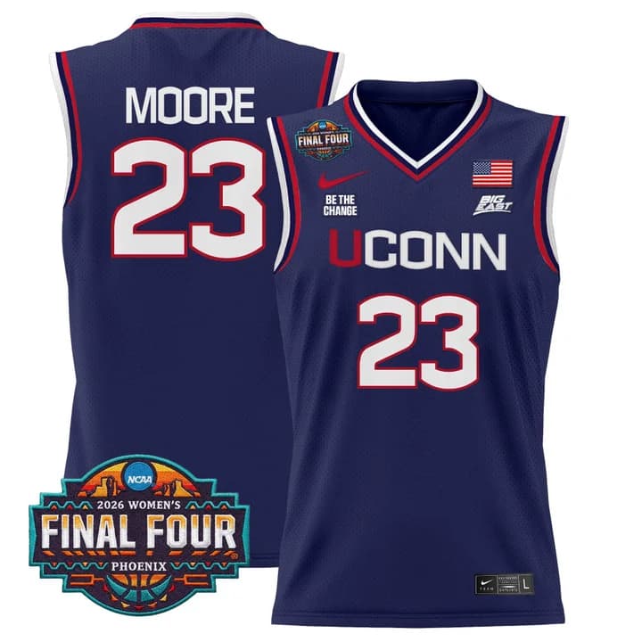 Men's Size - UConn Huskies 2026 Women's Tournament Final Four Basketball Jersey - All Stitched 23  Maya Moore