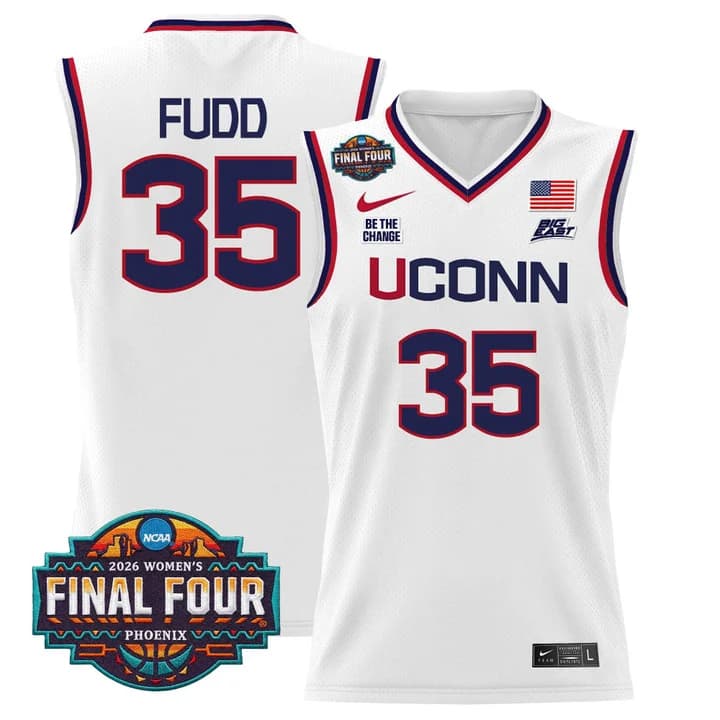 Men's Size - UConn Huskies 2026 Women's Tournament Final Four Basketball Jersey - All Stitched Azzi Fudd #35