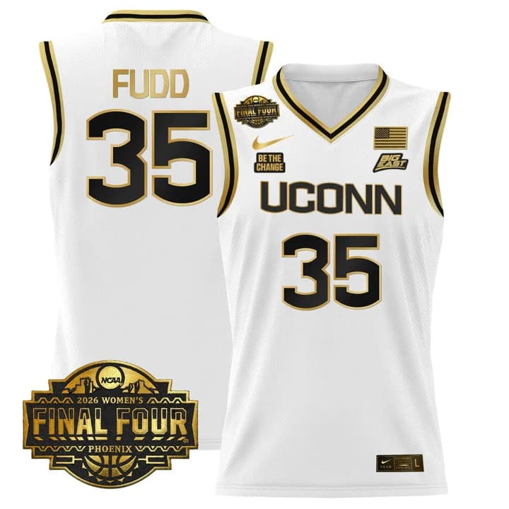 Men's Size - UConn Huskies 2026 Women's Tournament Final Four Basketball Jersey - All Stitched Azzi Fudd