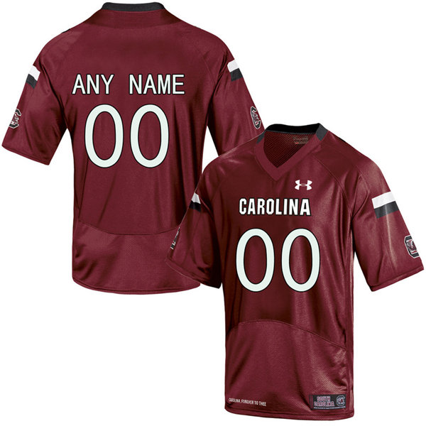 Men's South Carolina Gamecocks Custom 2017 Maroon Under Armour NCAA Football Jersey