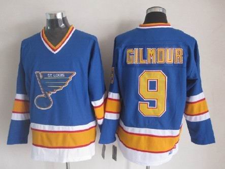 Men's St. Louis Blues #9 Shayne Corson 1980 CCM Vintage Throwback Away NHL Hockey Jersey Stitched