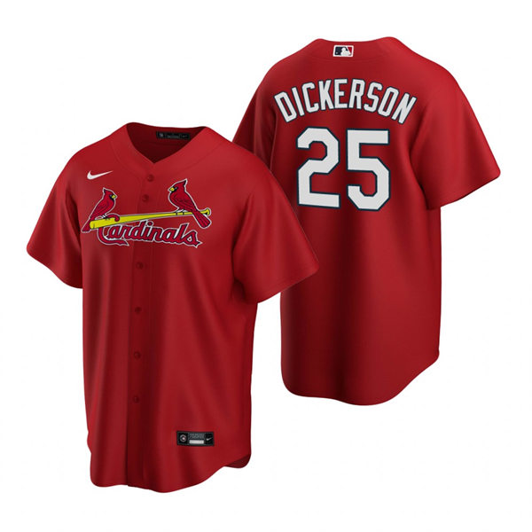 Men's St. Louis Cardinals #25 Corey Dickerson Nike Red Alternate CoolBase Jersey