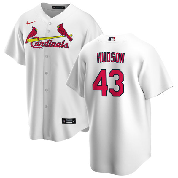 Men's St. Louis Cardinals #43 Dakota Hudson Nike White Home CoolBase Jersey