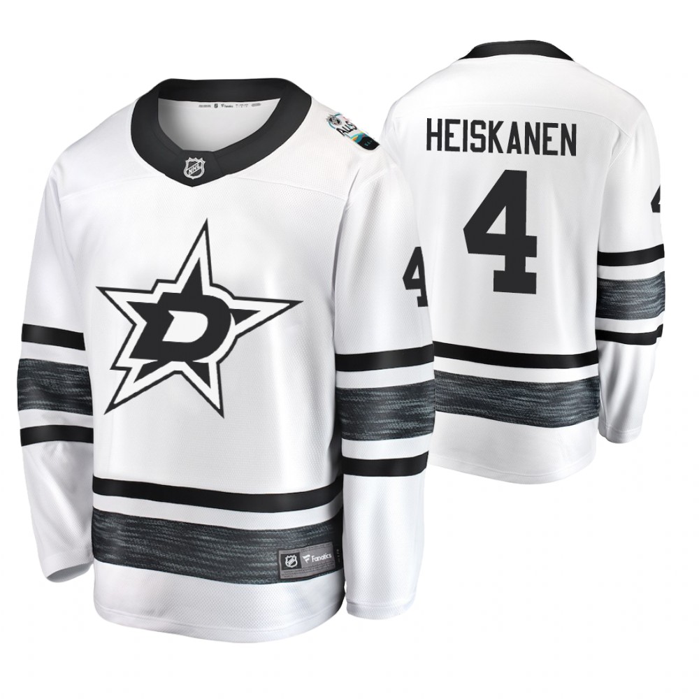 Men's Stars #4 Miro Heiskanen White 2019 NHL All-Star Jersey