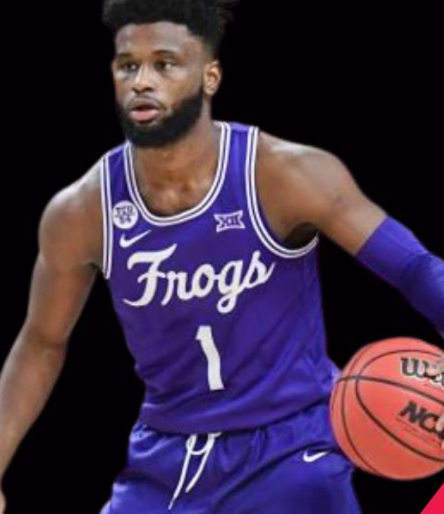 Men's TCU Horned Frogs #1 Mike Miles Jr. Nike Purple Limited Frogs College Basketball Game Jersey