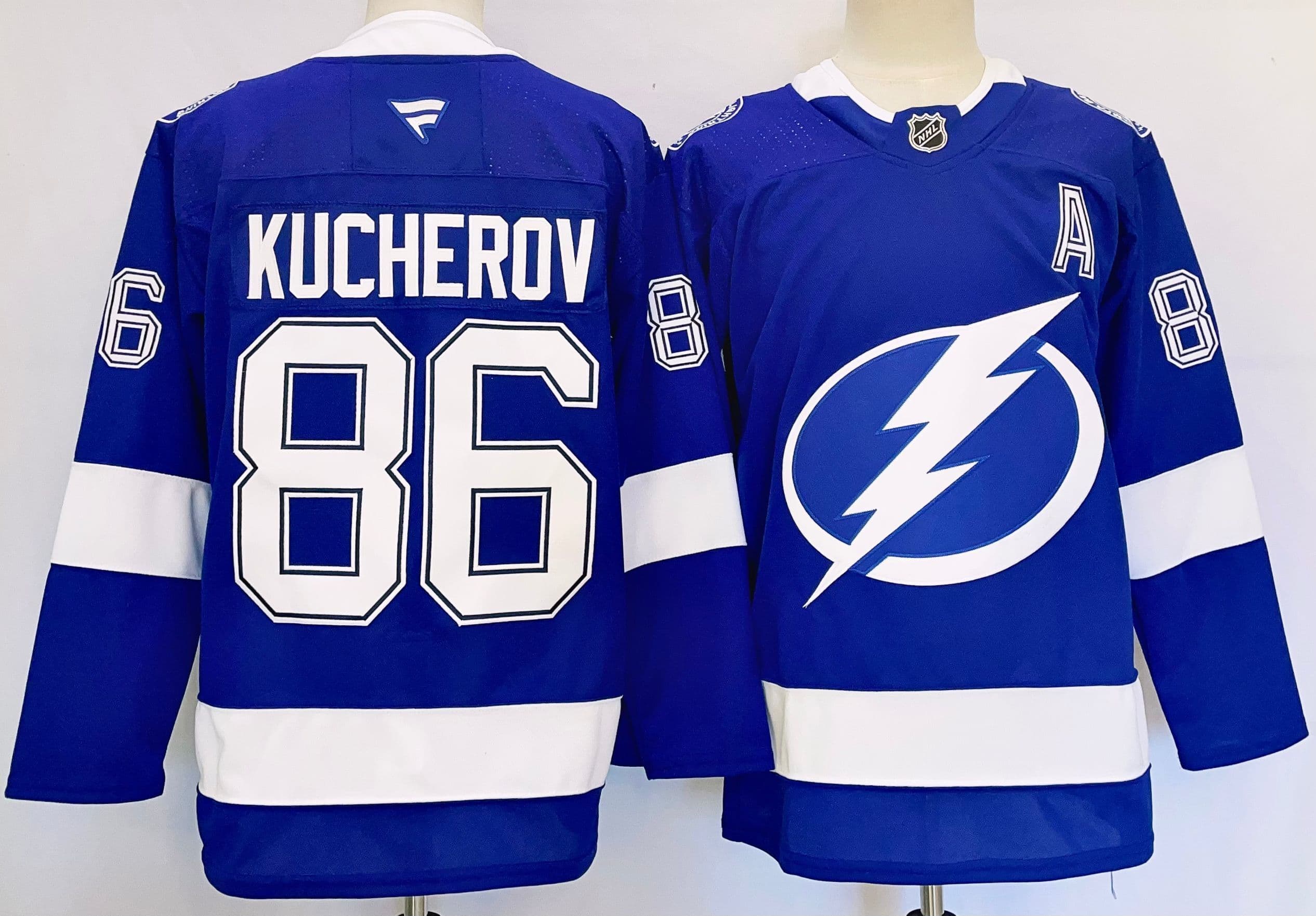 Men's Tampa Bay  Lightning #86  Nikita Kucherov  Stitched Jersey