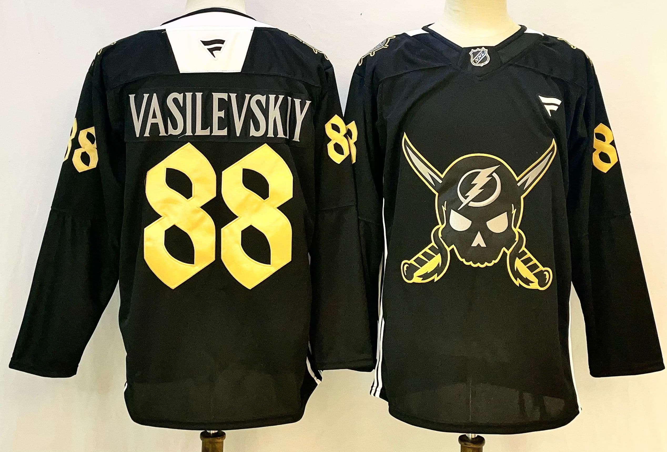 Men's Tampa Bay  Lightning #88  Andrei Vasilevskiy Stitched JERSEY