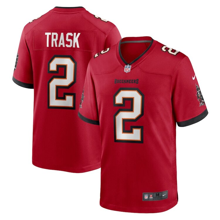 Men's Tampa Bay Buccaneers #2 Kyle Trask Nike Red Game Football Jersey
