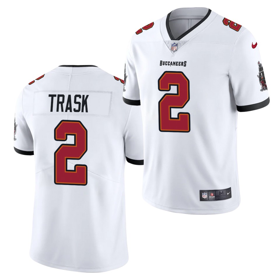 Men's Tampa Bay Buccaneers #2 Kyle Trask Nike White Game Football Jersey