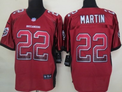 Men's Tampa Bay Buccaneers #22 Doug Martin 2013 Nik Drift Fashion Red Elite Jersey