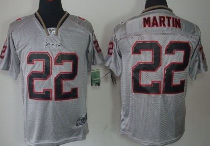 Men's Tampa Bay Buccaneers #22 Doug Martin Lights Out Gray Elite Jersey