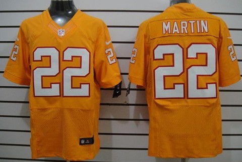 Men's Tampa Bay Buccaneers #22 Doug Martin Orange Nik Elite Jersey