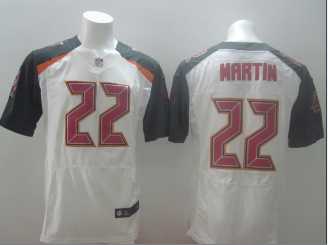Men's Tampa Bay Buccaneers #22 Doug Martin White 2014 Nik Elite Jersey