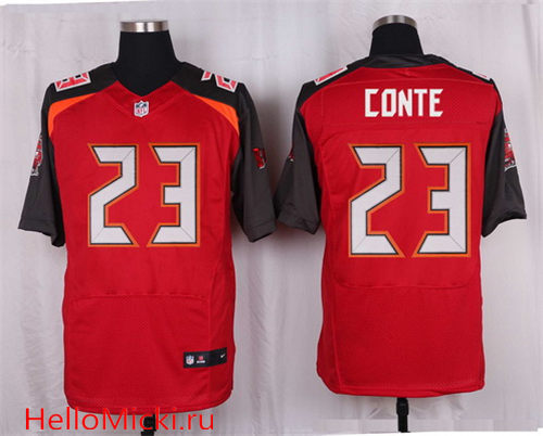 Men's Tampa Bay Buccaneers #23 Chris Conte Red Team Color Nike Elite Jersey