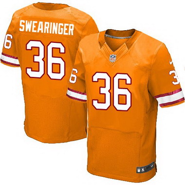 Men's Tampa Bay Buccaneers #36 D. J. Swearinger Orange Alternate NFL Nike Elite Jersey