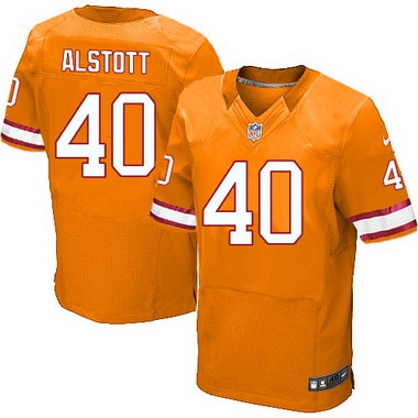 Men's Tampa Bay Buccaneers #40 Mike Alstott Orange Retired Player NFL Nike Elite Jersey