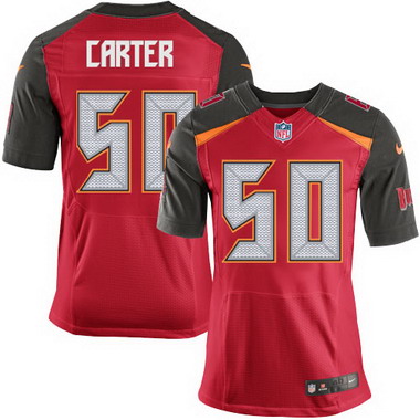 Men's Tampa Bay Buccaneers #50 Bruce Carter Red Team Color NFL Nike Elite Jersey