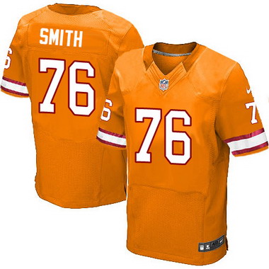 Men's Tampa Bay Buccaneers #76 Donovan Smith Orange Alternate NFL Nike Elite Jersey