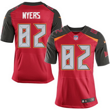 Men's Tampa Bay Buccaneers #82 Brandon Myers Red Team Color NFL Nike Elite Jersey