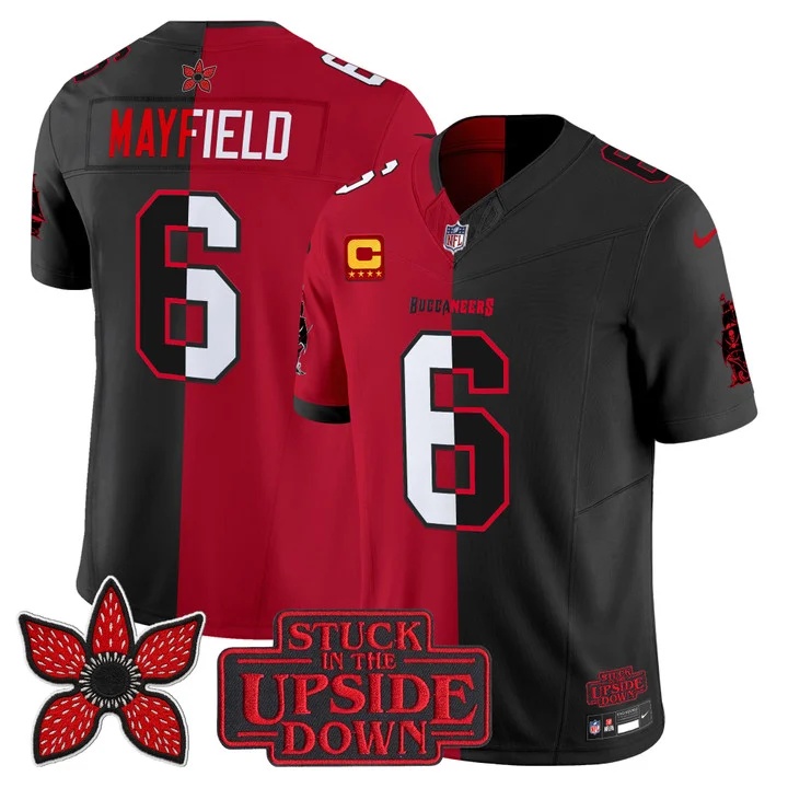 Men's Tampa Bay Buccaneers 'Upside Down Edition' Vapor Limited Jersey - All Stitched Baker Mayfield