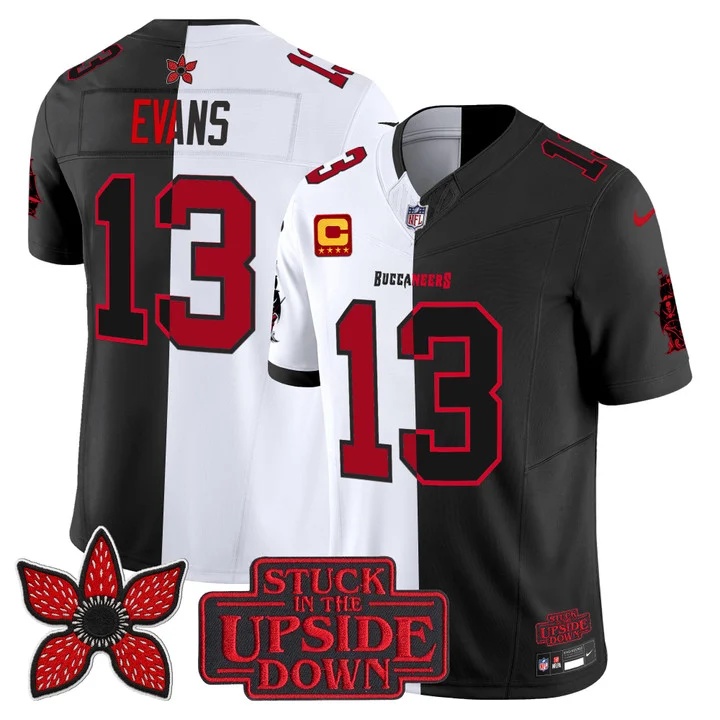 Men's Tampa Bay Buccaneers 'Upside Down Edition' Vapor Limited Jersey - All Stitched Mike Evans   13