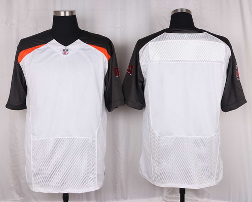 Men's Tampa Bay Buccaneers Blank White Road Stitched NFL Nike Elite Jersey
