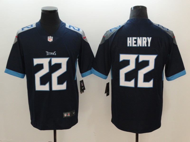 Men's Tennessee Titans #22 Derrick Henry Nike Navy Vapor Untouchable Limited Jersey